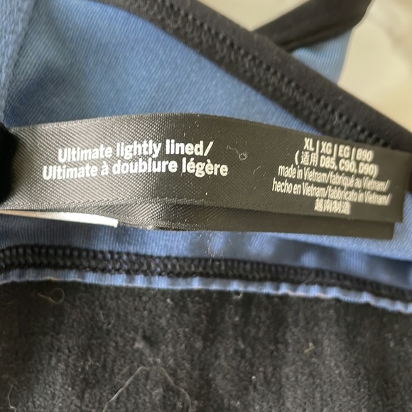 NWOT PINK VICTORIA’S SECRET bra size XL blue purple ultimate lightly lined - Picture 5 of 5